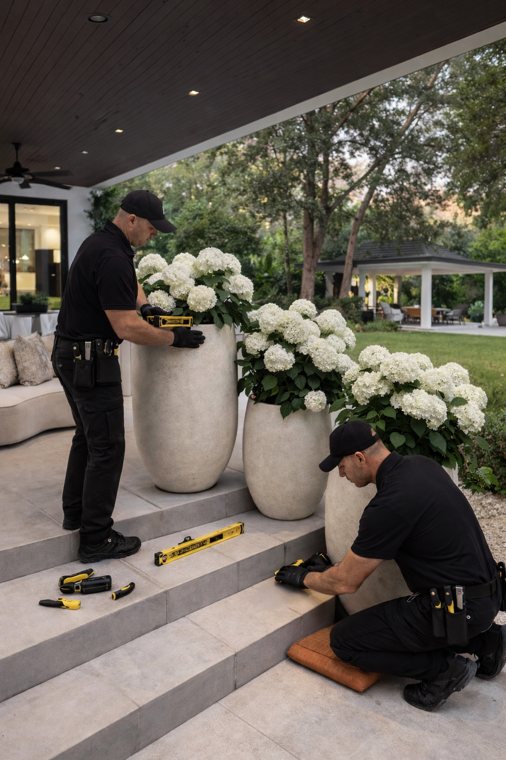 Planter Installation
