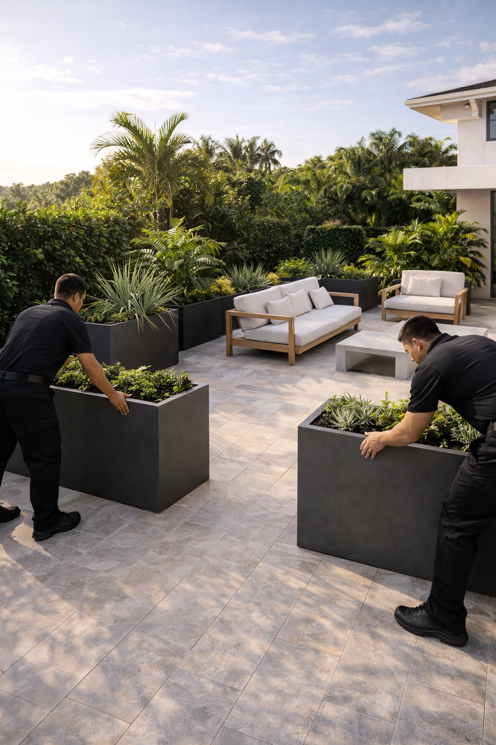 Planter Installation