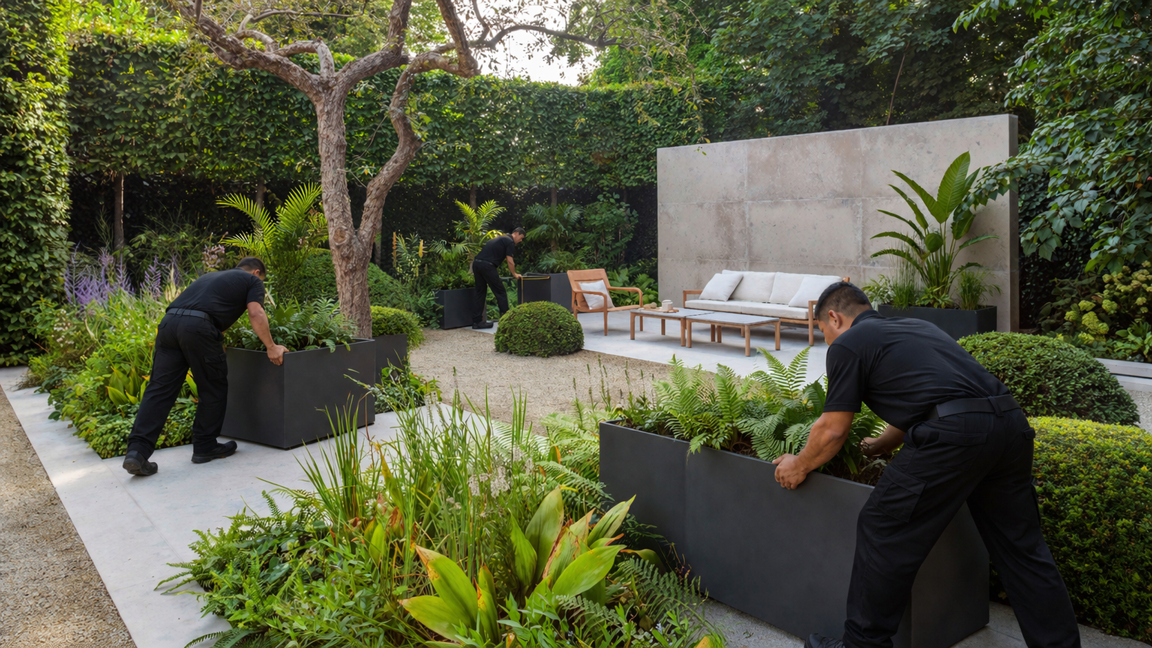 Planter Installation