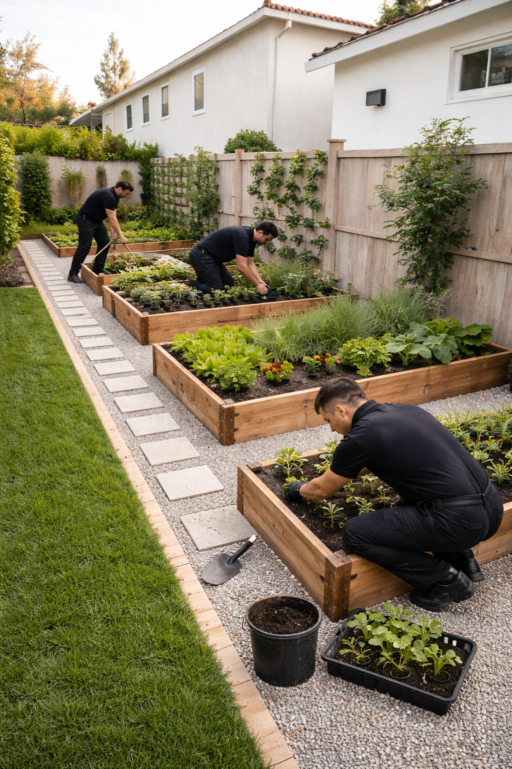 Planter Installation
