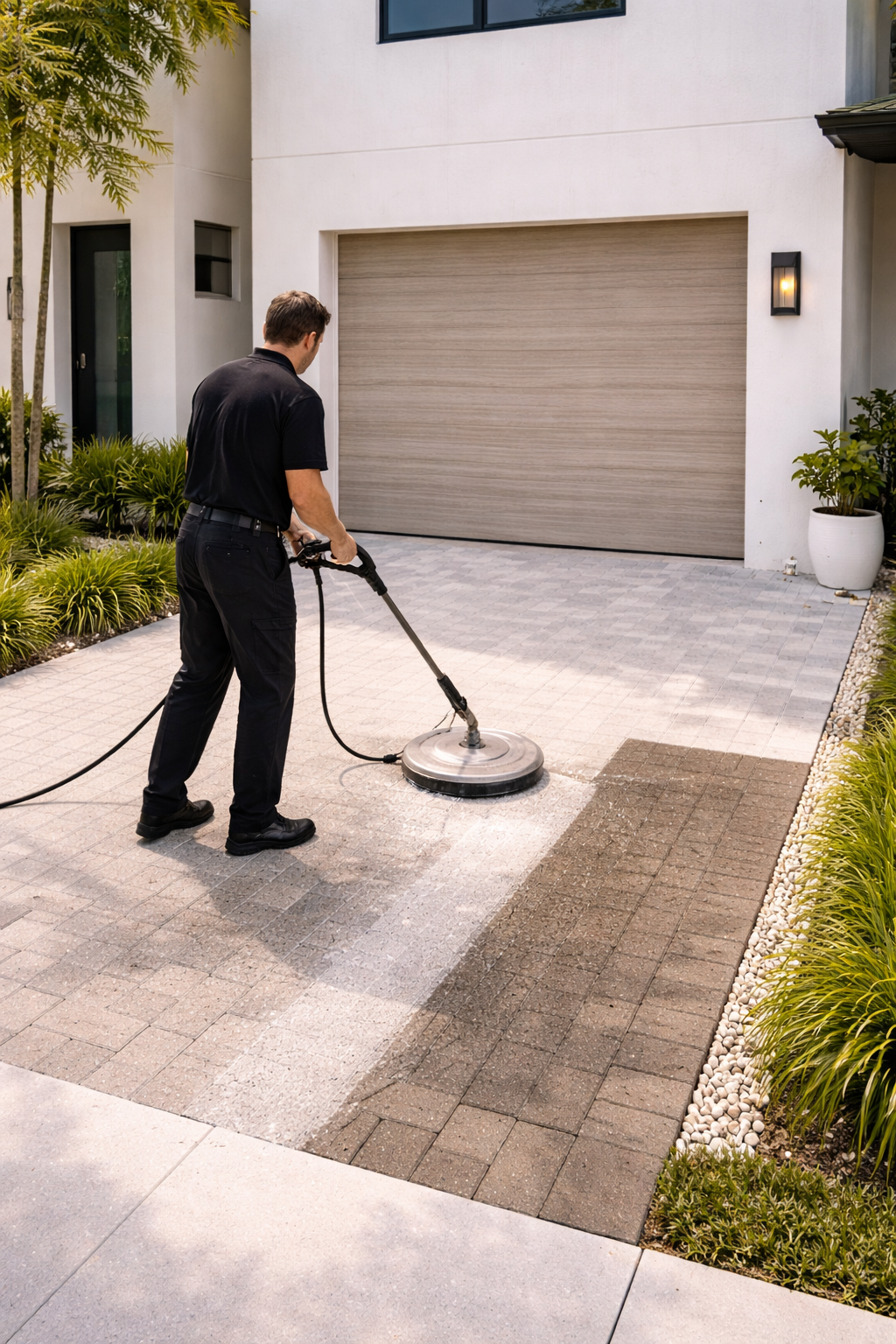 Driveway Pressure Cleaning