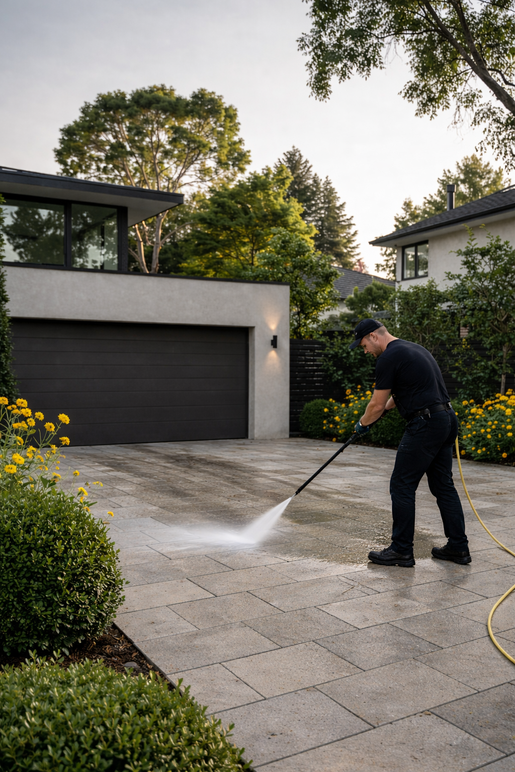 Driveway Pressure Cleaning