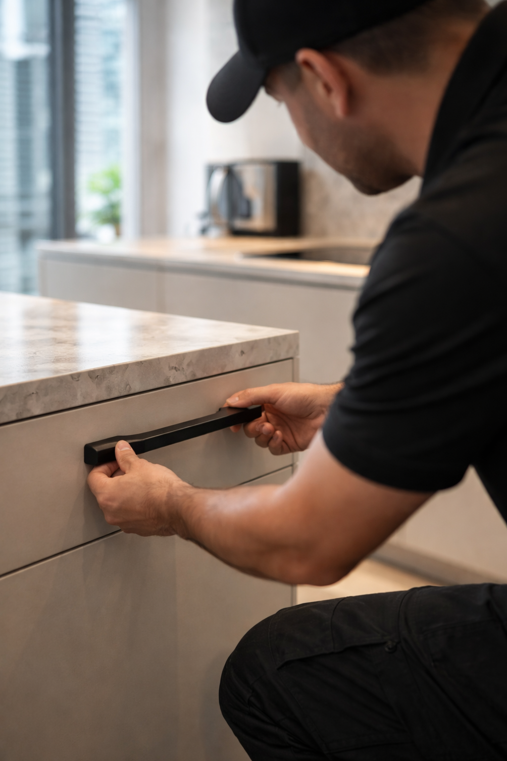 Cabinet & Furniture Hardware Replacement (Knobs, Pulls & Handles Installation)