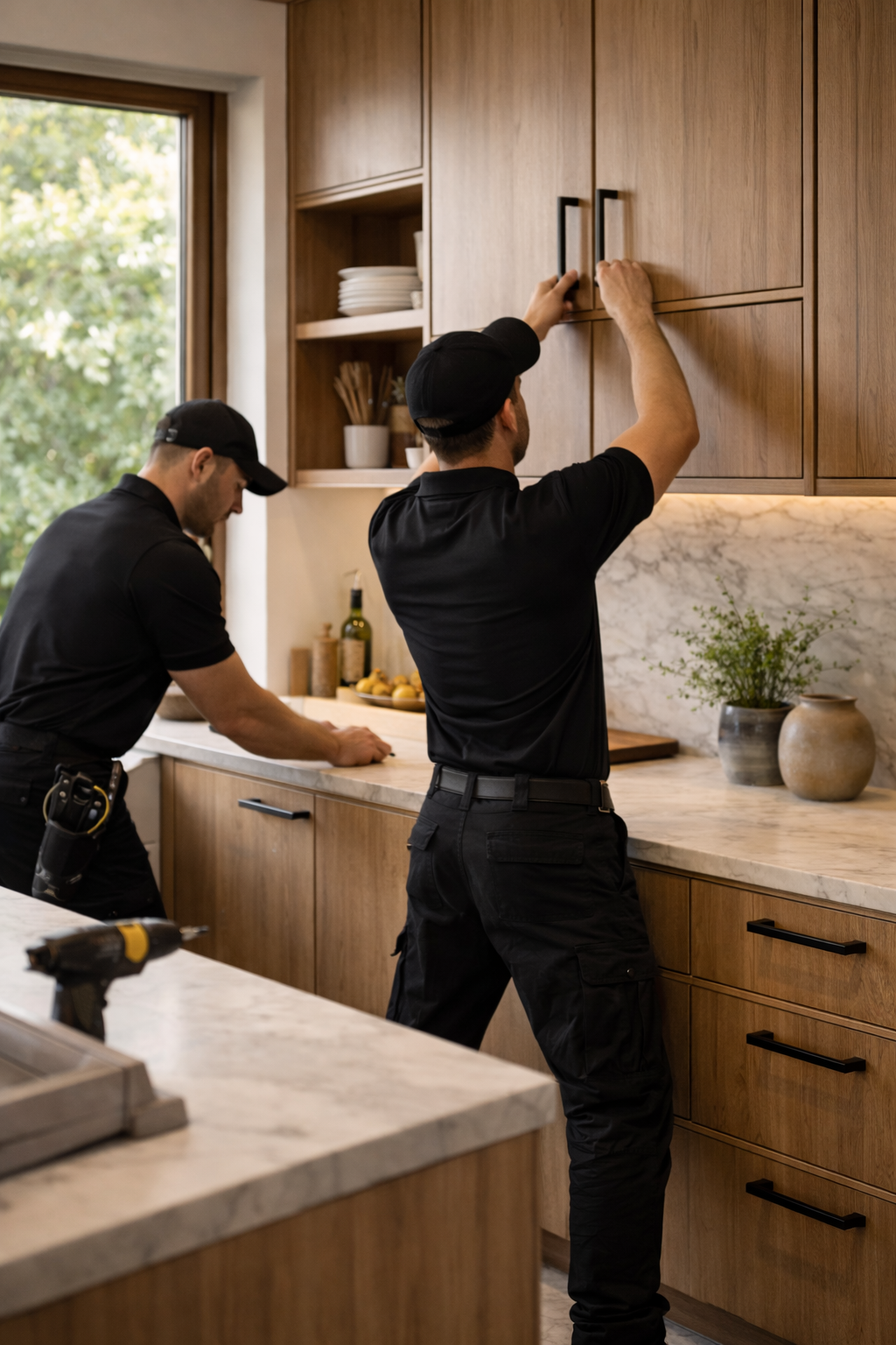 Cabinet & Furniture Hardware Replacement (Knobs, Pulls & Handles Installation)