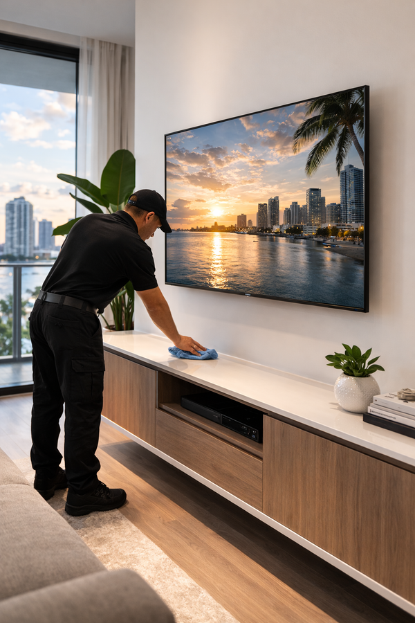 TV Mounting & Bracket Installation (Secure Mounting & Clean Viewing Setup)
