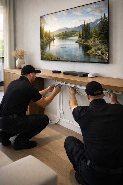 Cable Concealment (non-wall fishing)