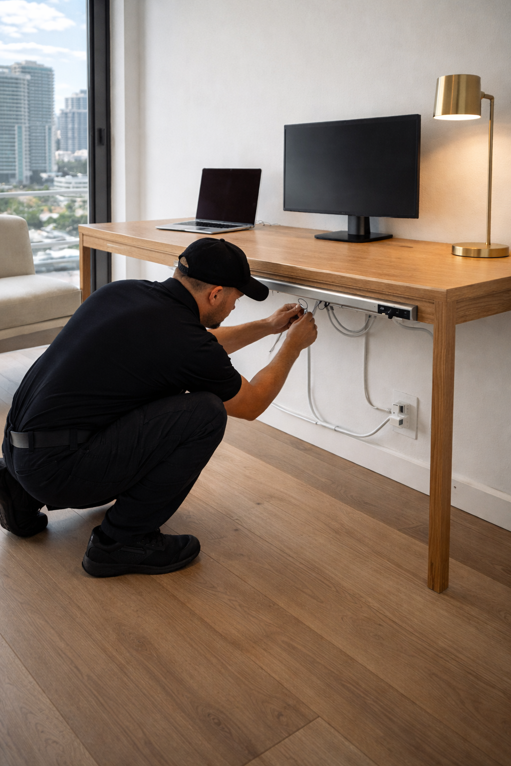 Cable Concealment (non-wall fishing)