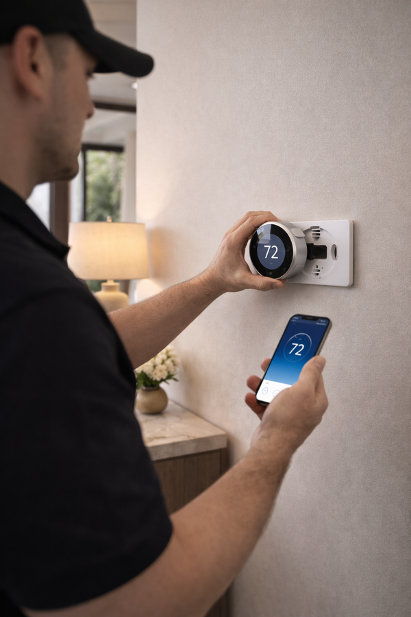 Smart Thermostat Installation (Climate Control & Energy Optimization)