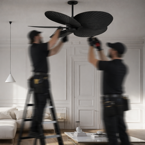 Ceiling Fan Installation (Balanced, Secure & Code-Compliant)