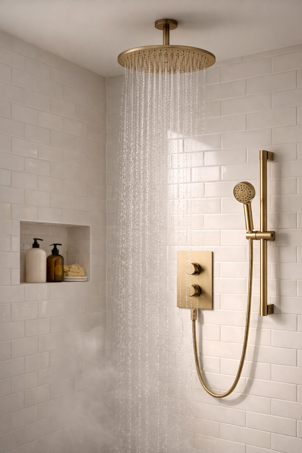 Shower Head Replacement (Performance & Finish Upgrade)