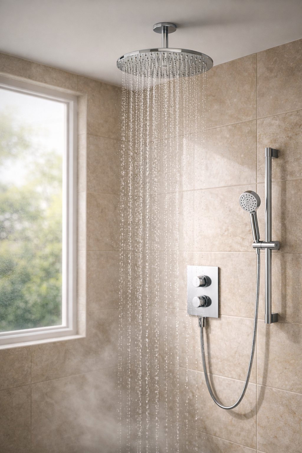 Shower Head Replacement (Performance & Finish Upgrade)