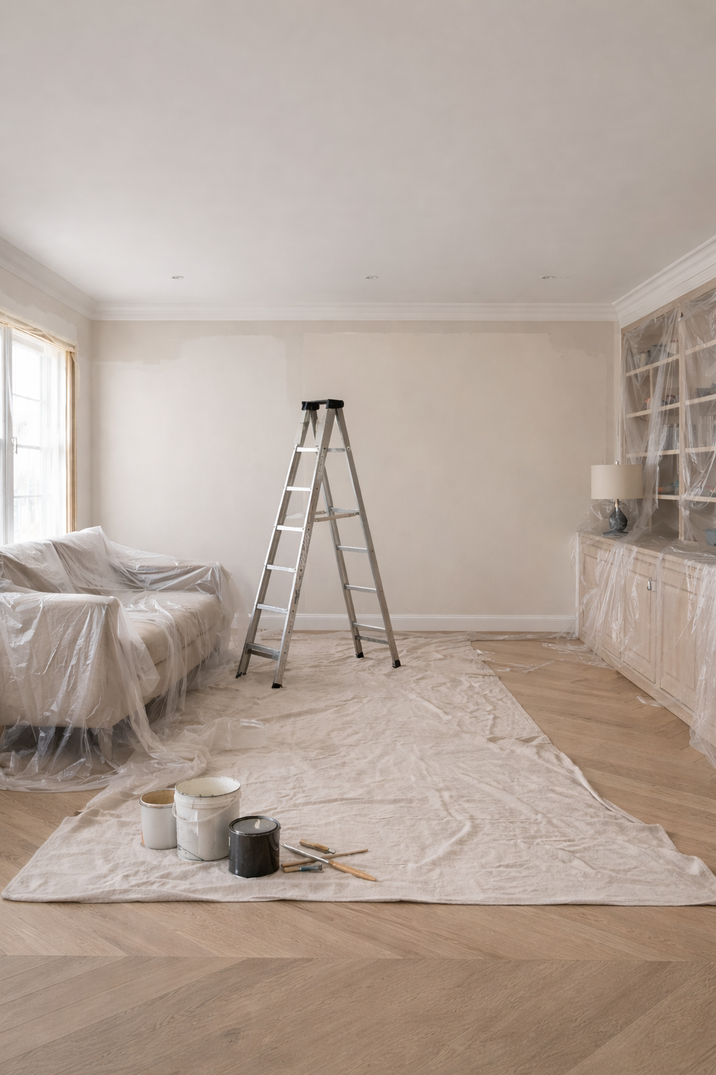 Full Room Repaint & Surface Preparation