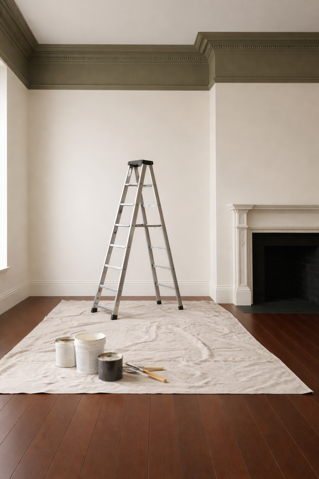 Full Room Repaint & Surface Preparation