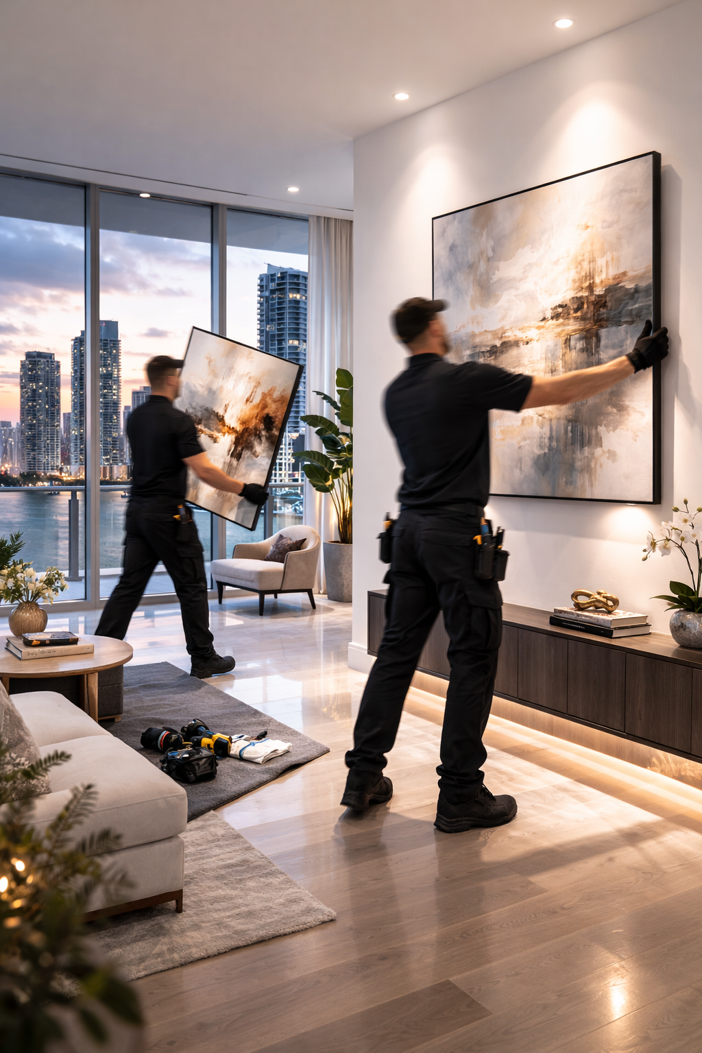 Art Rotation & Display Management (Curated Walls. Precise Placement. Effortless Updates.)